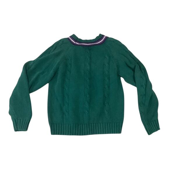 Vintage Cape Isle Knitters Sweater Men’s Green XL 100% Cotton - Picture 3 of 3